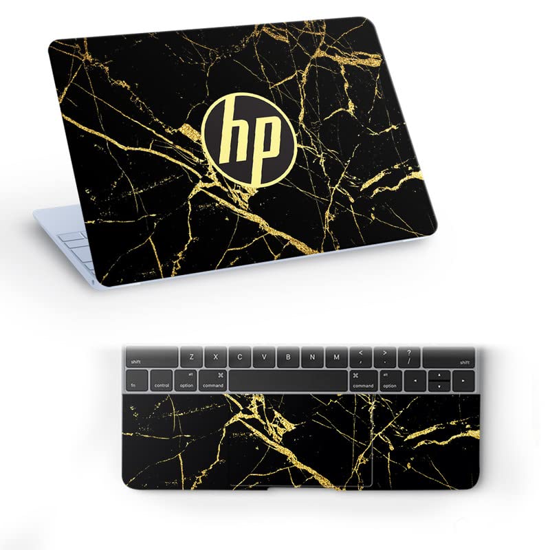 Galaxsia H253 Top+Wrist Pad Vinyl Laptop Skin/Sticker/Cover for 15 to 15.6 Inches Laptops Laminated-Removable-HD Quality Compatible for Hp (15x10 Inches)