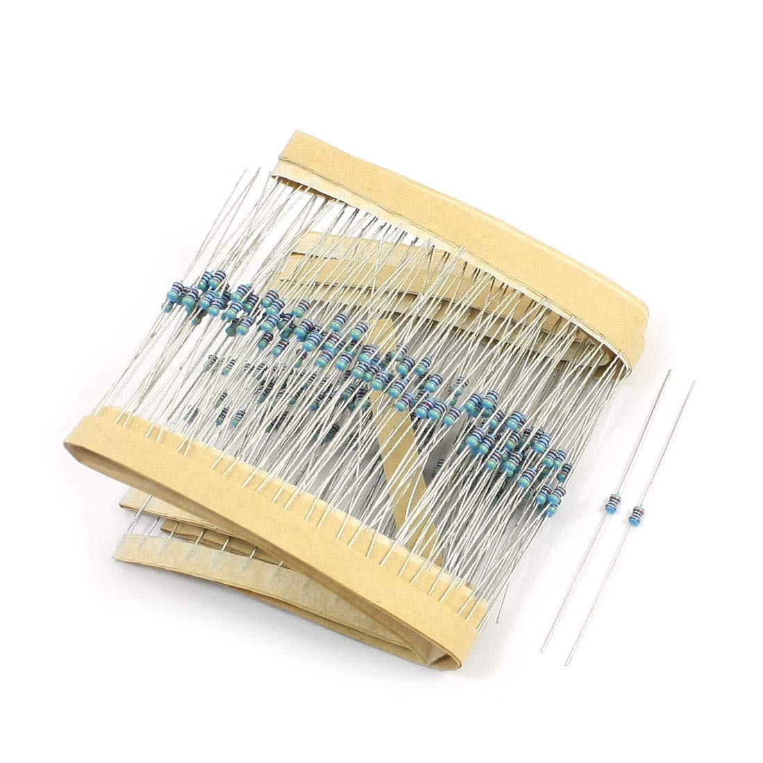 NEW LON0167 300Pcs 1/8W Watt 43K Ohm 1% Tolerance Axial Lead Metal Film Resistors(300Pcs 1 / 8W Watt 43K Ohm 1% Toleranz Axial Metal Film Widerstände