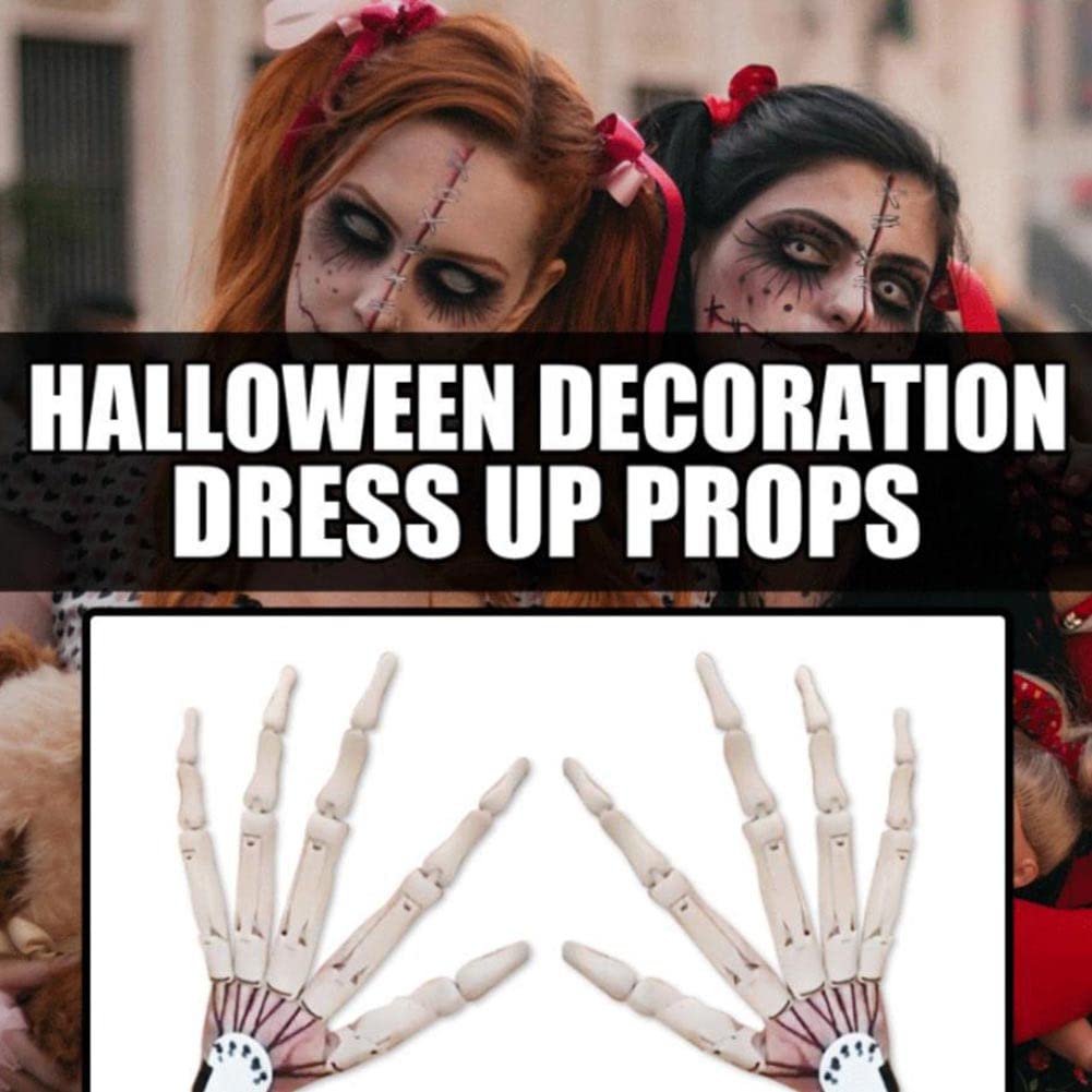 Halloween Joint Finger, Wearable Halloween Skeleton Hands, 3D Printed Finger Extension, Skeleton Finger Gloves - Image 2