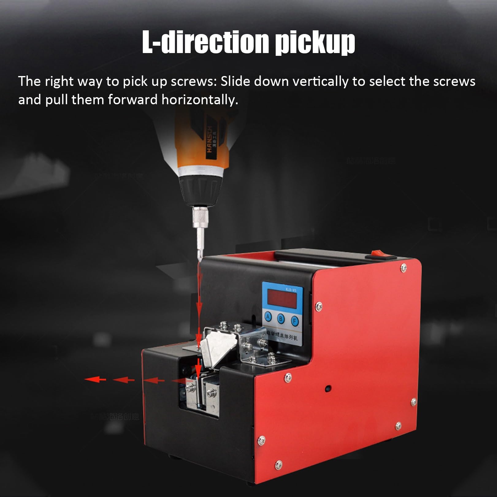 PAKLIF KLD-V5 Precision Distributeur Automatique De Vis D'alimentation De Vis Machine D'organisation Avec Compteur De Vis De Fonction De Comptage