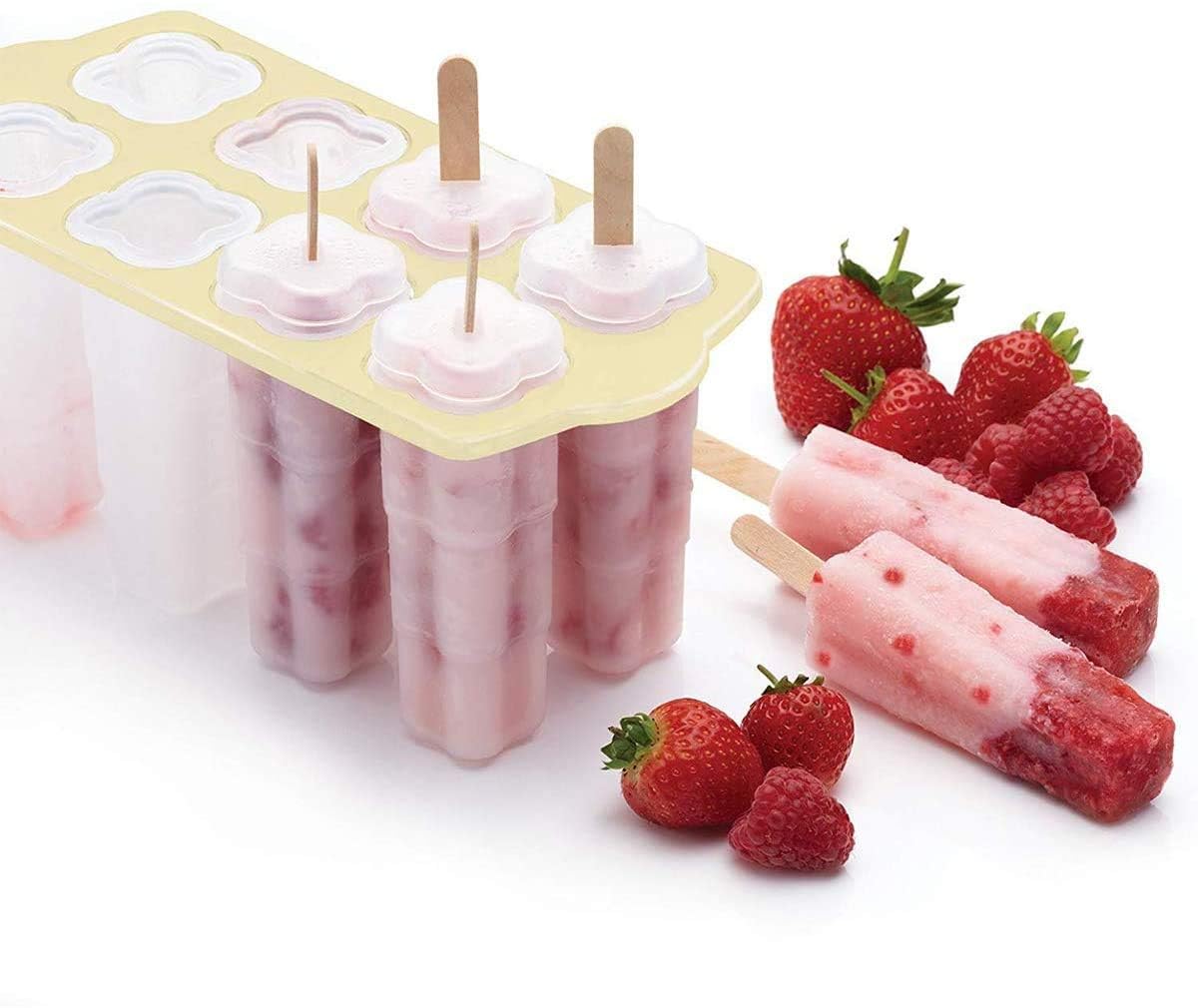 Brownell Wooden Craft Sticks – 100 Pcs Natural Popsicle Sticks for DIY Arts & Crafts | 4.5" Ice Cream Sticks for Kids, School Projects, STEM & Homemade Treats | Smooth Birch Wood 4