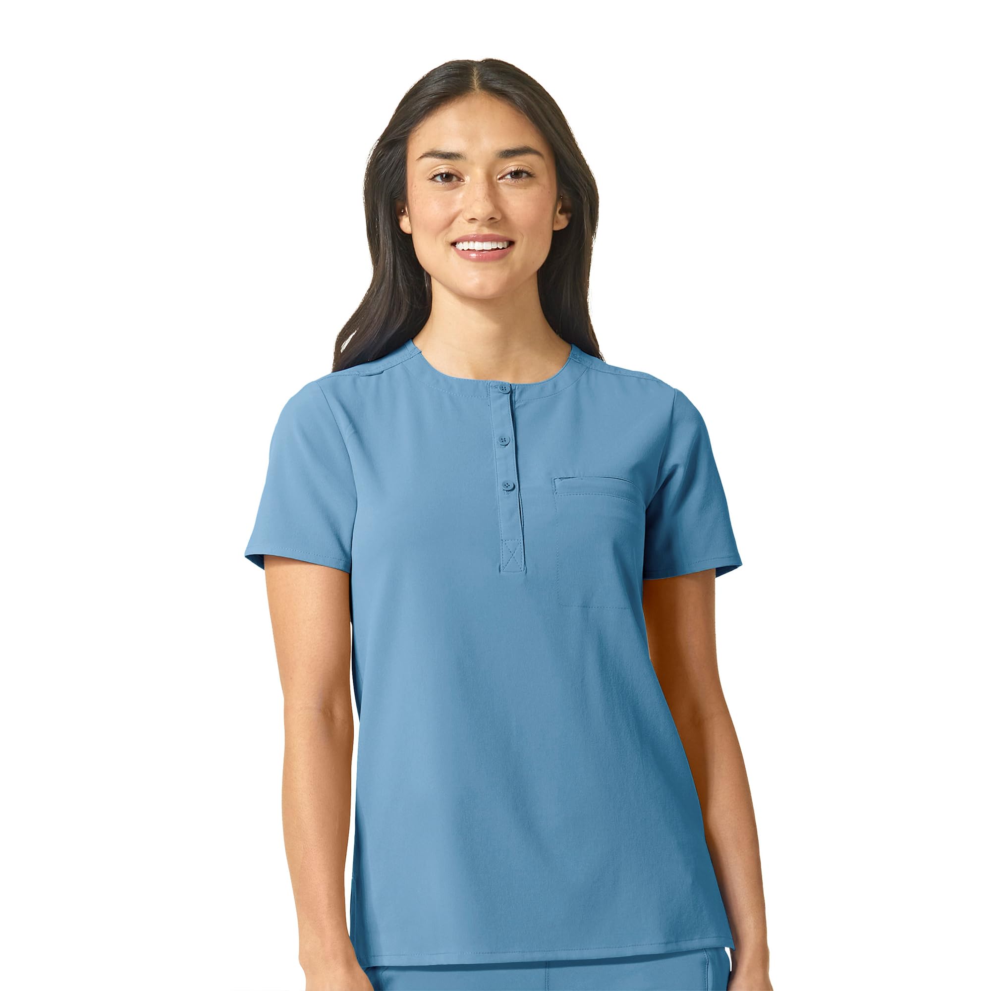 WINK Top con Cuello Mandarina Top con Cuello Mandarina Mujer (Pack de 1)