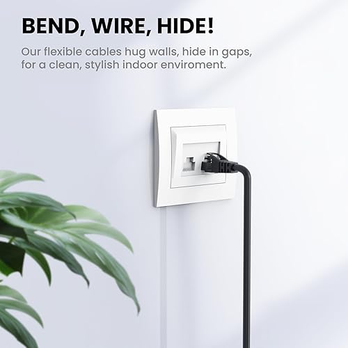 Miniatura 7 de Cable Ethernet Cat6 6 pies paquete de 10 59ft Cat 6 RJ45 LAN Utp red parche cable de Internet 6 pies