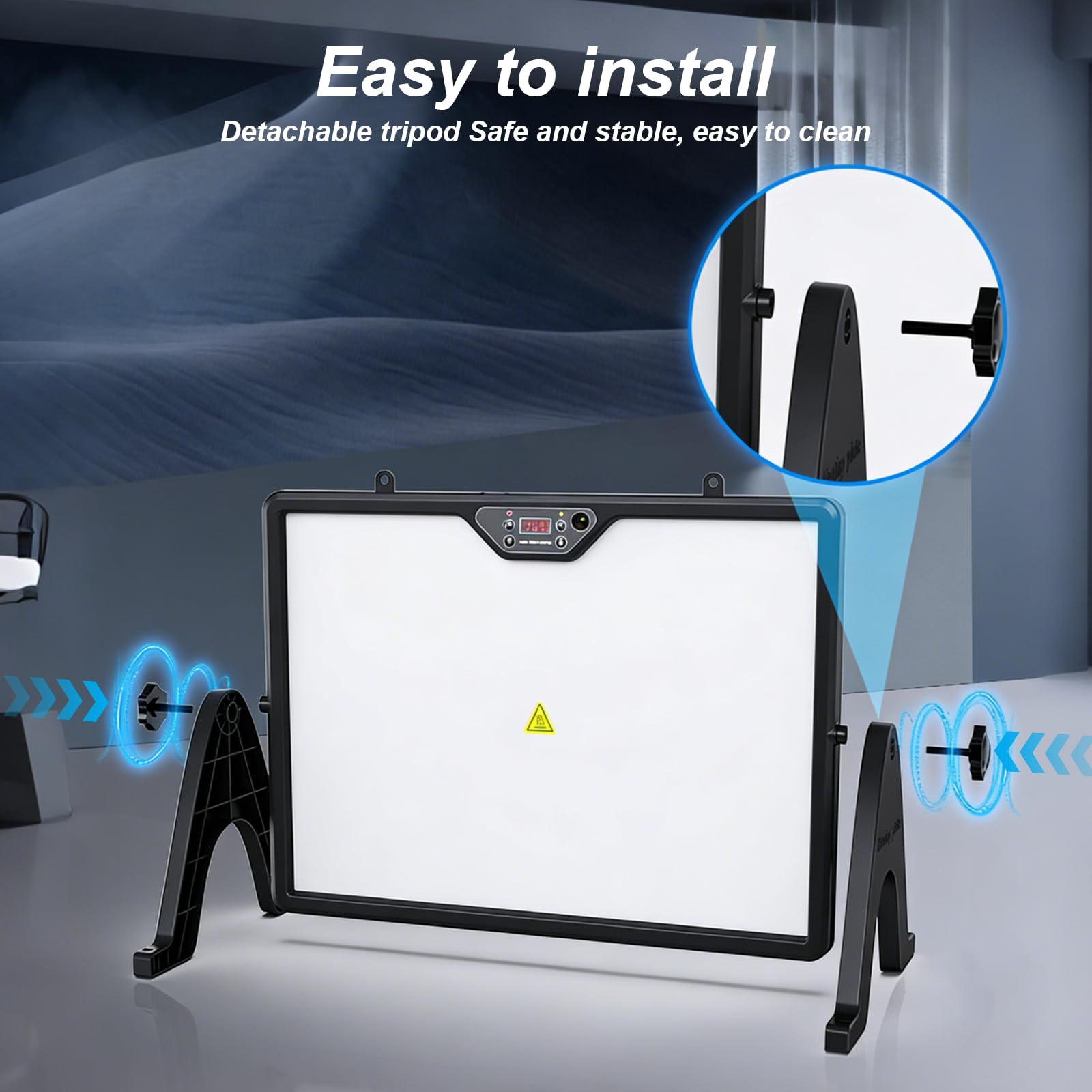 Wärmelampe Hühnerstall,180W Wärmeplatte Küken,mit Thermostat & Fernbedienung,30-75℃ Doppelseitige Wärmeplatte,Hühnerbrüter Heizung,Hühnerstall Heizung mit Timer,Ständer,Beleuchtung