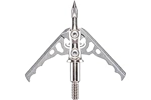 BestRage Hypodermic 2-Blade Crossbow Broadhead for Hunting