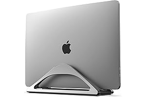 HumanCentric Vertical Laptop Stand for Desks (Space Gray)