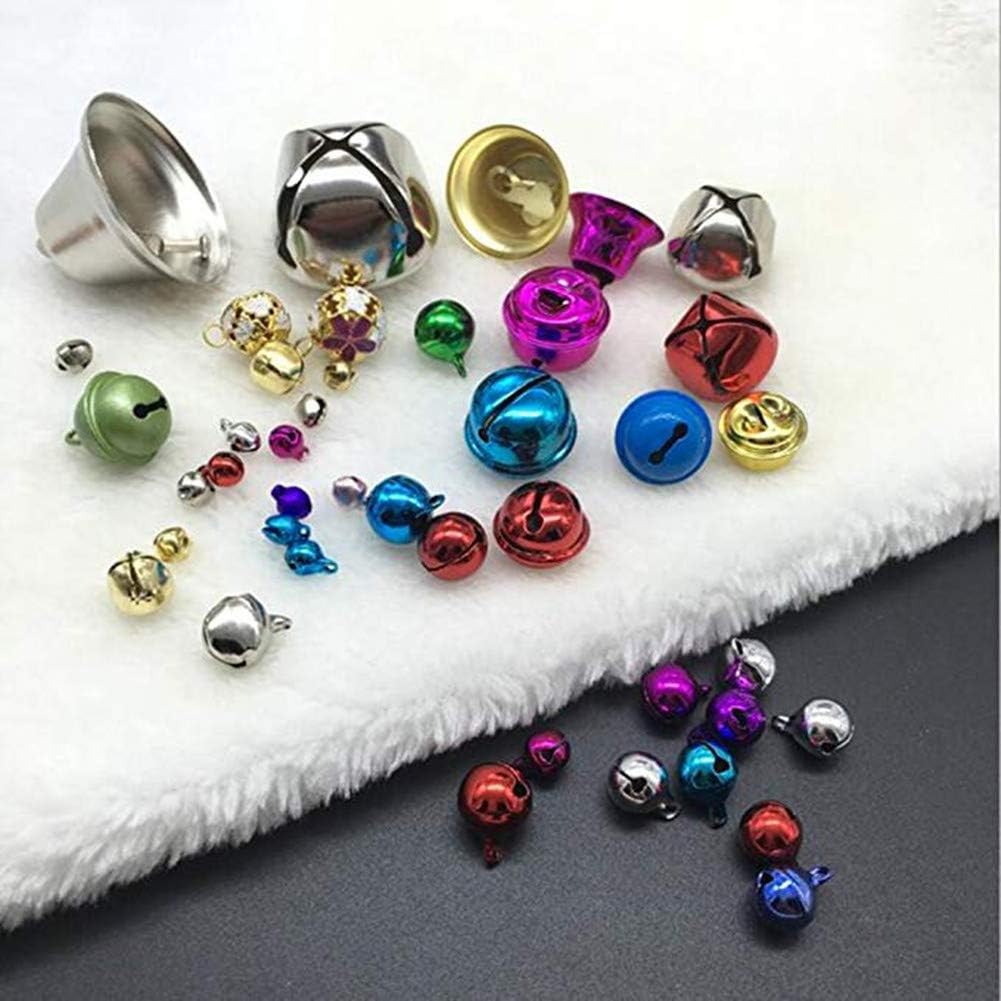 Jingle Bells, 1 Inch Craft Bells Bulk DIY Bells for Christmas Festival Decoration Home Decoration, 50pcs, Silver : Arts, Crafts & Sewing