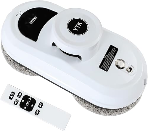 YTK Robot limpiador de ventanas con limpieza ultrasónica de vidrio 5600PA limpiador automático inteligente robot, aspiradora de ventana con ventanas
