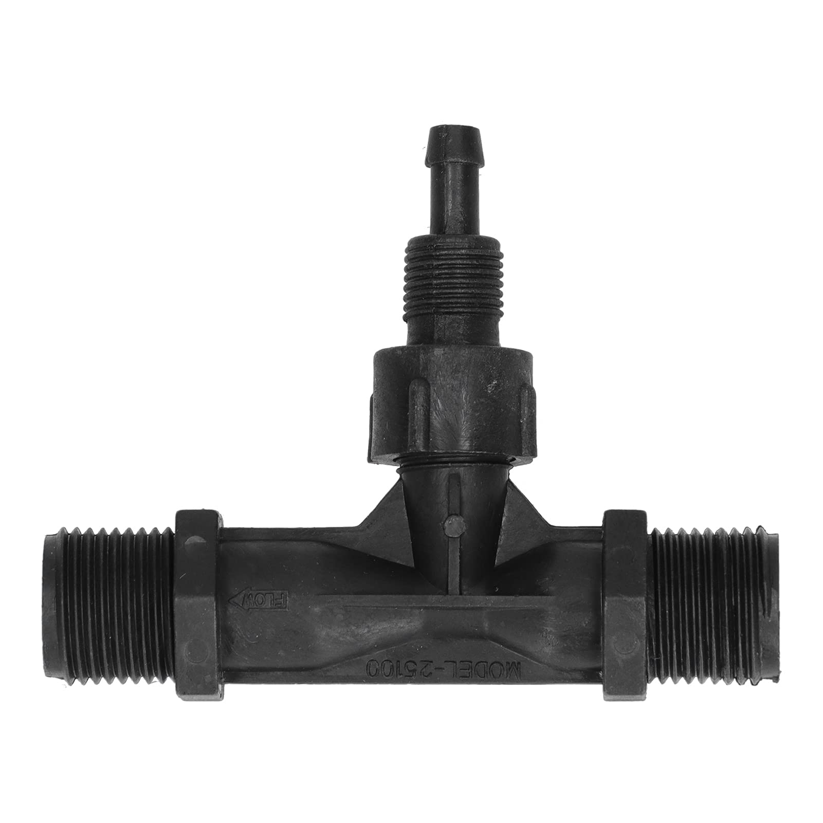 Fyearfly Connecteur de tube Venturi de 1,27 cm, injecteur de mélange de gaz liquide PVDF pour générateur d'ozone agricole et mélangeur d'engrais Venturi G1/2"