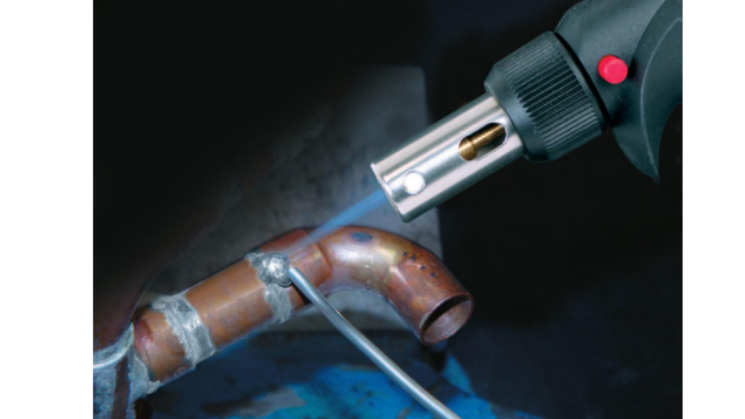 ROTHENBERGER Industrial HOT PEN soplete de gas piezoeléctrico soldador de precisión | 10 piezas en maletín | 450 °C – 600 °C | funcionamiento en posición invertida posible | 36060