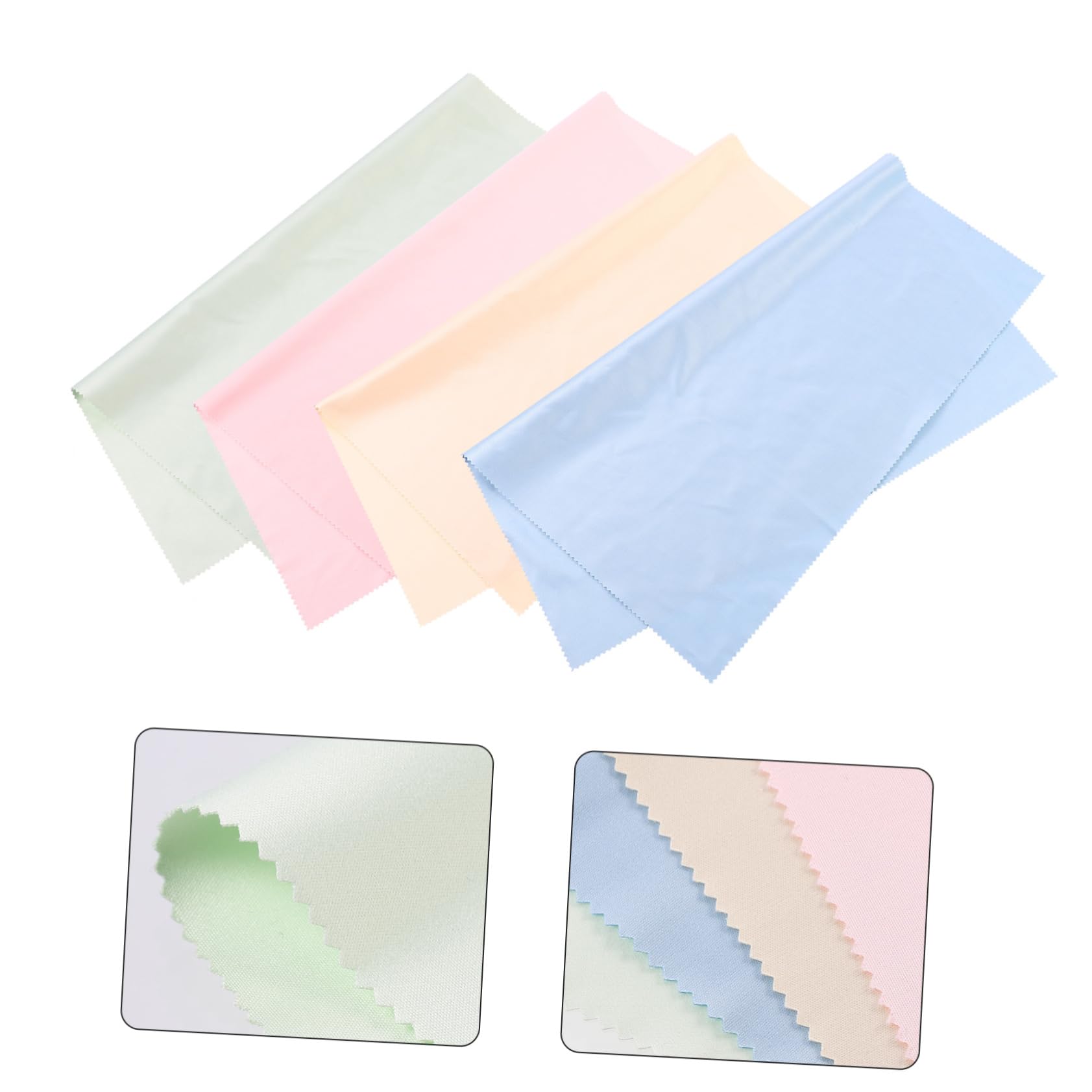 Beavorty 3 Set 4 Pezzi panno per occhiali panni per la pulizia degli occhiali da sole panno per la pulizia dello schermo glasses wipes panno per la pulizia del Ago numero
