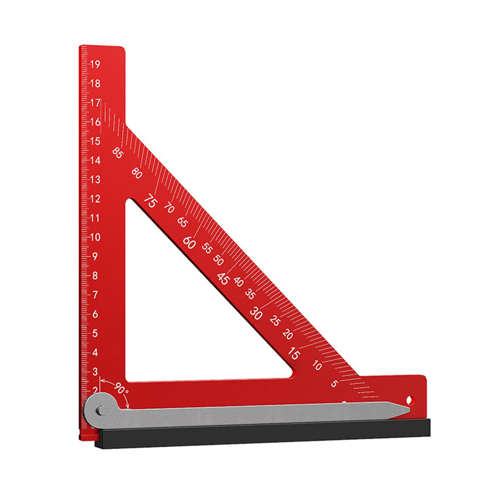 Msioytog Right Angled Measurement Tool With Double Side Scale Suitable For Builders Carpenter And Home Improvement Projects Angled Measuring Tool