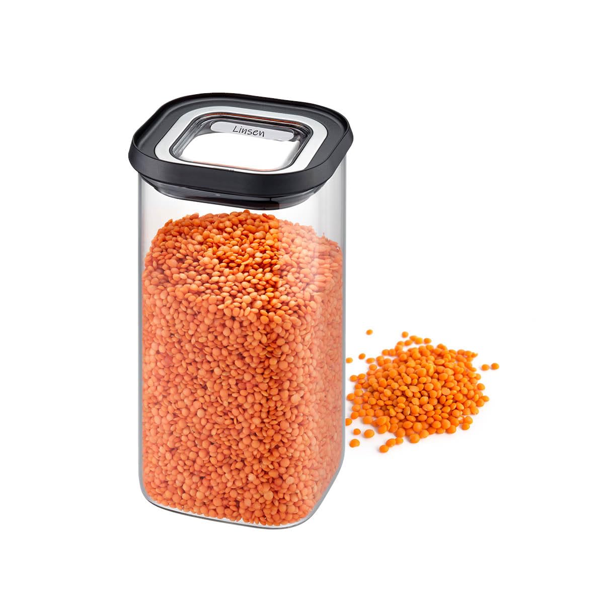 Gefu Pantry 12803 Storage Jar with Airtight Lid, Food Storage Container, 1400 ml, Versatile