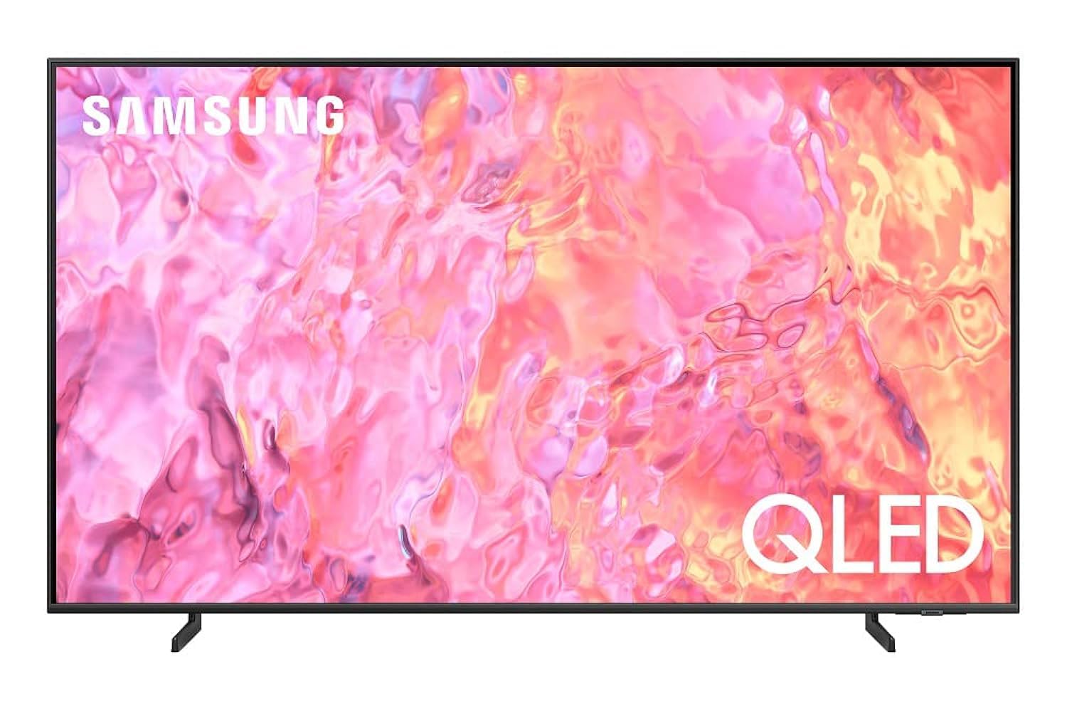 SAMSUNG 65 Inch TV Quantum Processor Lite 4K QLED QA65Q60CAUXEG, New Edition - Black, Bluetooth, Wi-Fi, HDMI