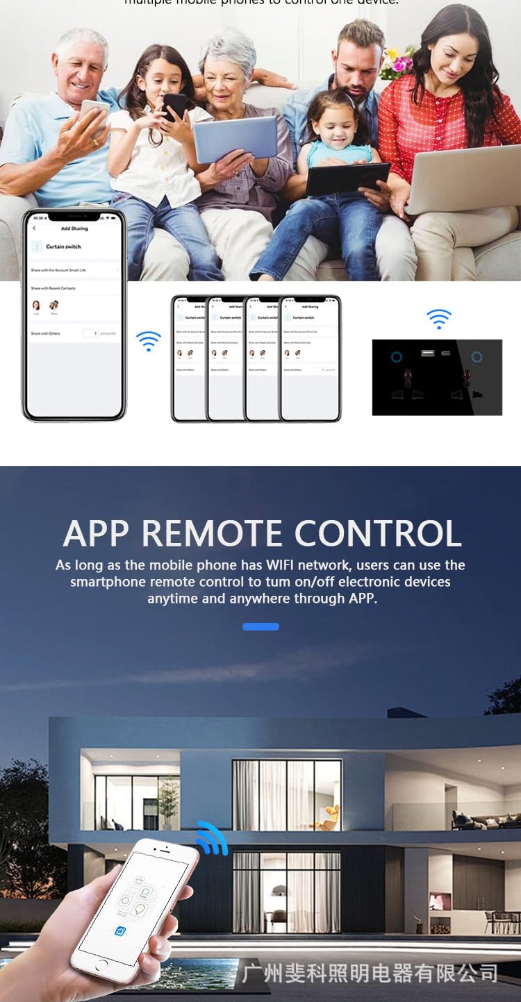Zigbee Smart Wall Outlet 2 sockets 2USB Charging Port Compatible with Alexa App and Voice Control ZigBee Hub — view 7