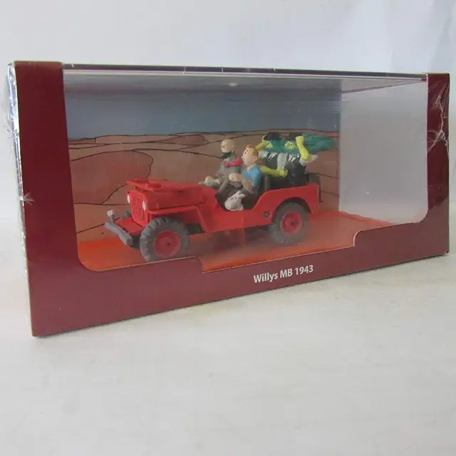 Jeep Willys MB 1943 Tintin Figurine Collection Officielle 1/43