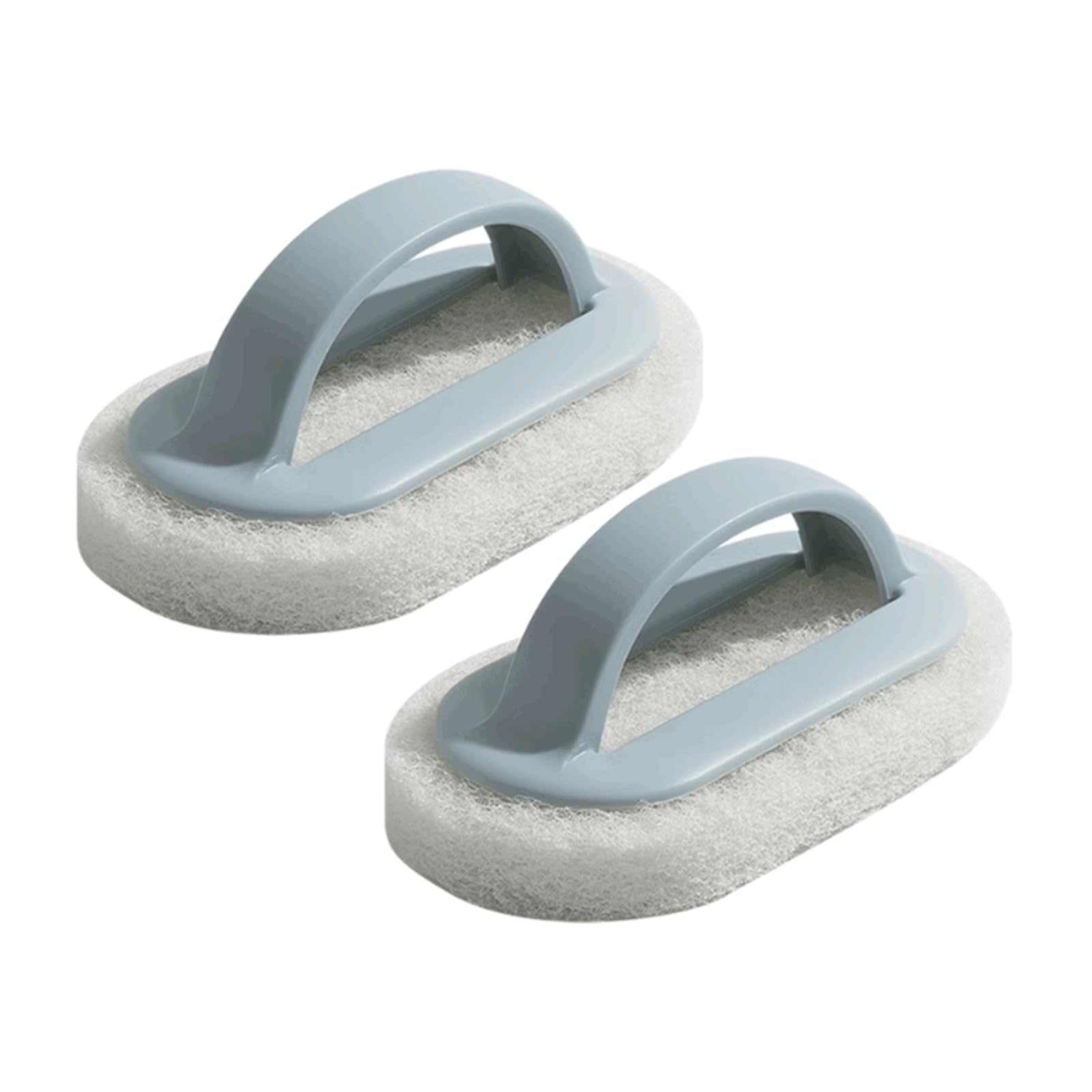 Cepillo de Limpieza Multifuncional， Cepillo de Limpieza con Mango de plástico, Cepillo de Limpieza for baño, Cocina, bañera, Cepillo de Limpieza Multifuncional for el hogar(Blue,2pack)