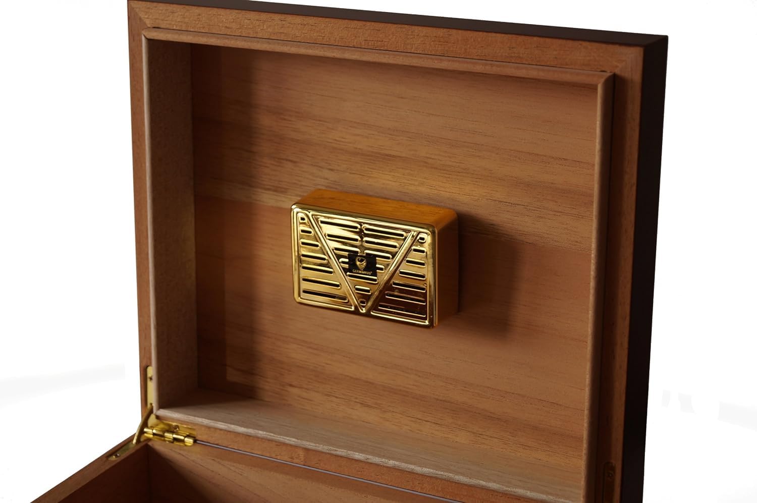 GERMANUS Klassiker II - Zigarren Humidor für ca. 50 Zigarren