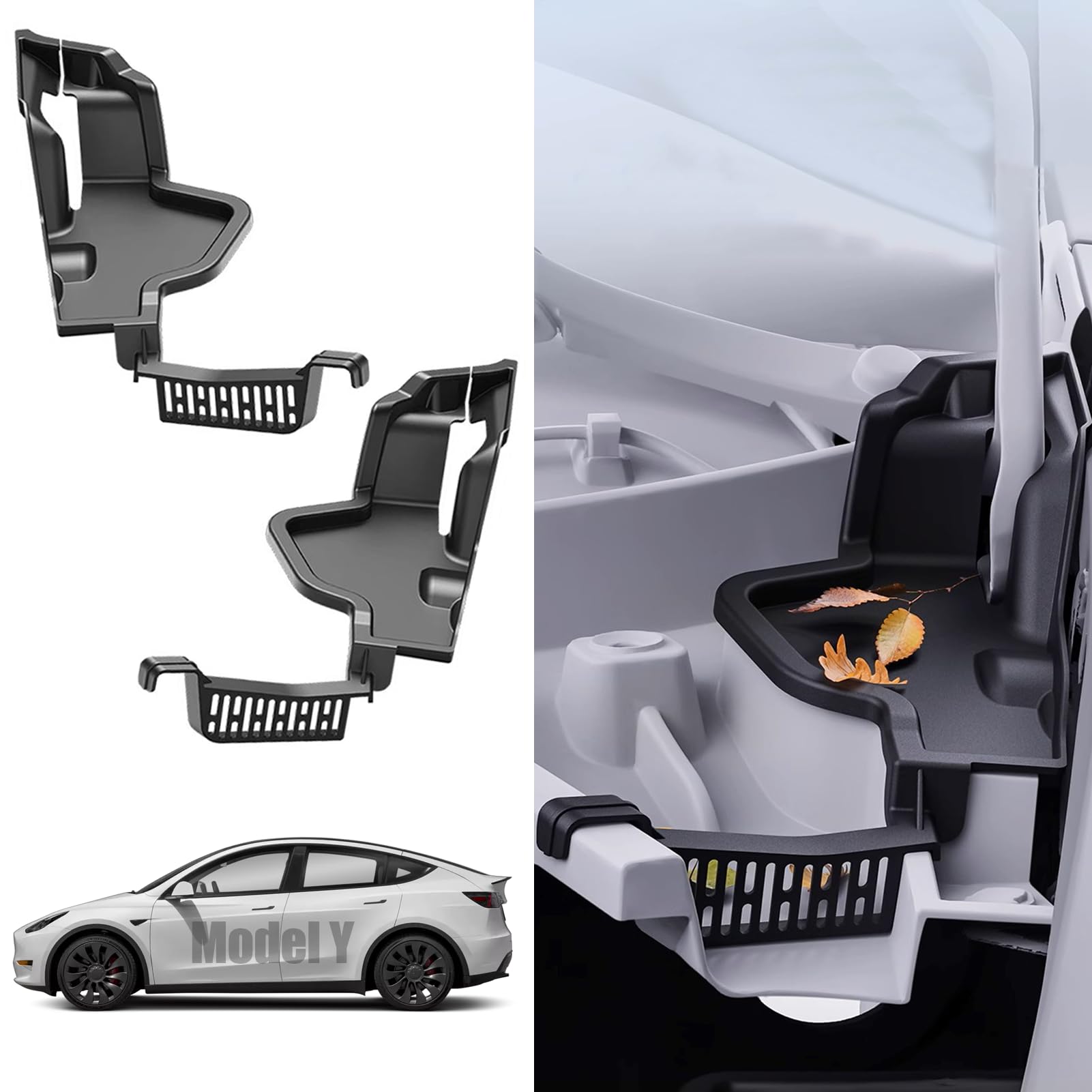 Jaronx 2021-2024 Tesla Model Y Yaprakları Engellemek için Ön Gövde