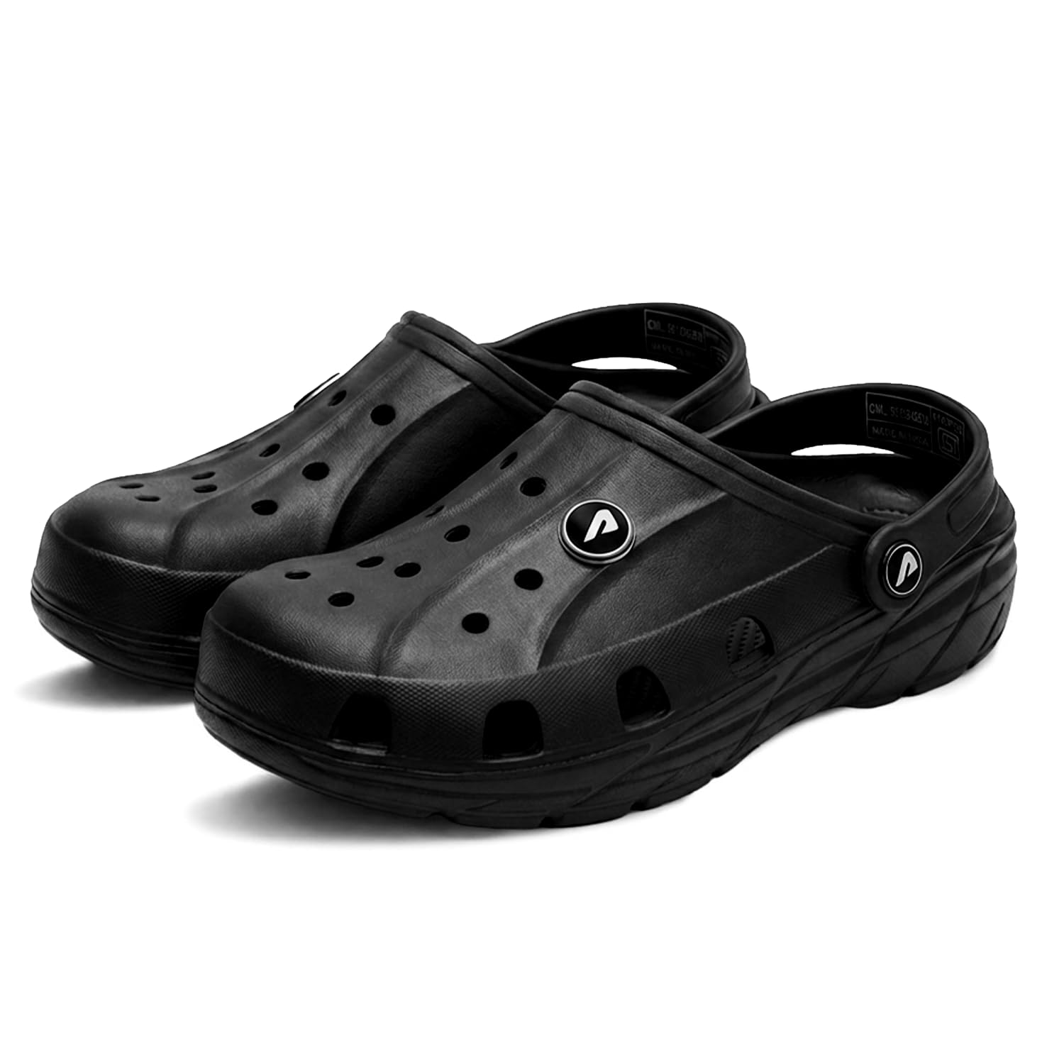 boldfit Clogs for Man, One-Piece Clogs for Men Soft Eva Slipon Sliders for Men-Seamless Comfort, Lightweight Crocs Men, Cushioned, Water-Resistant, Anti Skid, Unisex Everyday Footwear, Black- UK 06-picture-4
