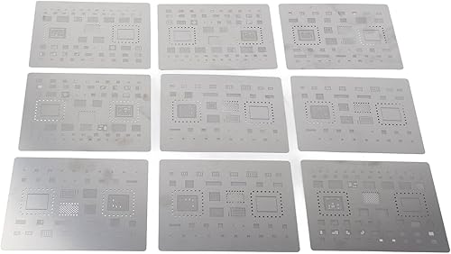 Plantillas de rebola de acero inoxidable fuerte plantilla magnética para reparación de teléfonos