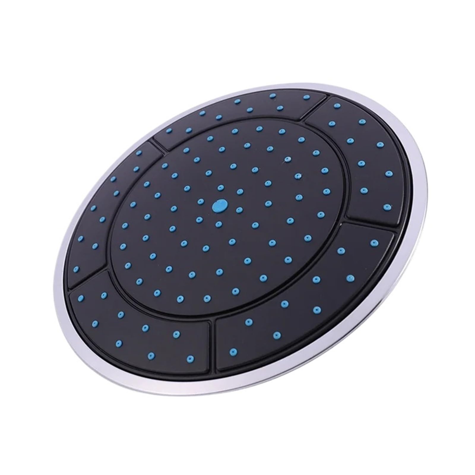 Pommeau de douche rond 25 cm effet pluie 4 pièces en plastique pour toit de cabine