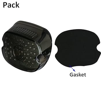 ハーレーダビットソン　passin lamp
trim ring Harley-Davidson® LED Tail Lamp Layback Smoke Lens w/ No