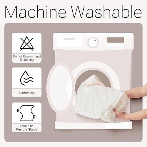 Miniatura 6 de Soft Touch Cama ortopédica de piel sintética para perros extra grandes de 8.5 pulgadas extra gruesa, cama ortopédica para mascotas con forro