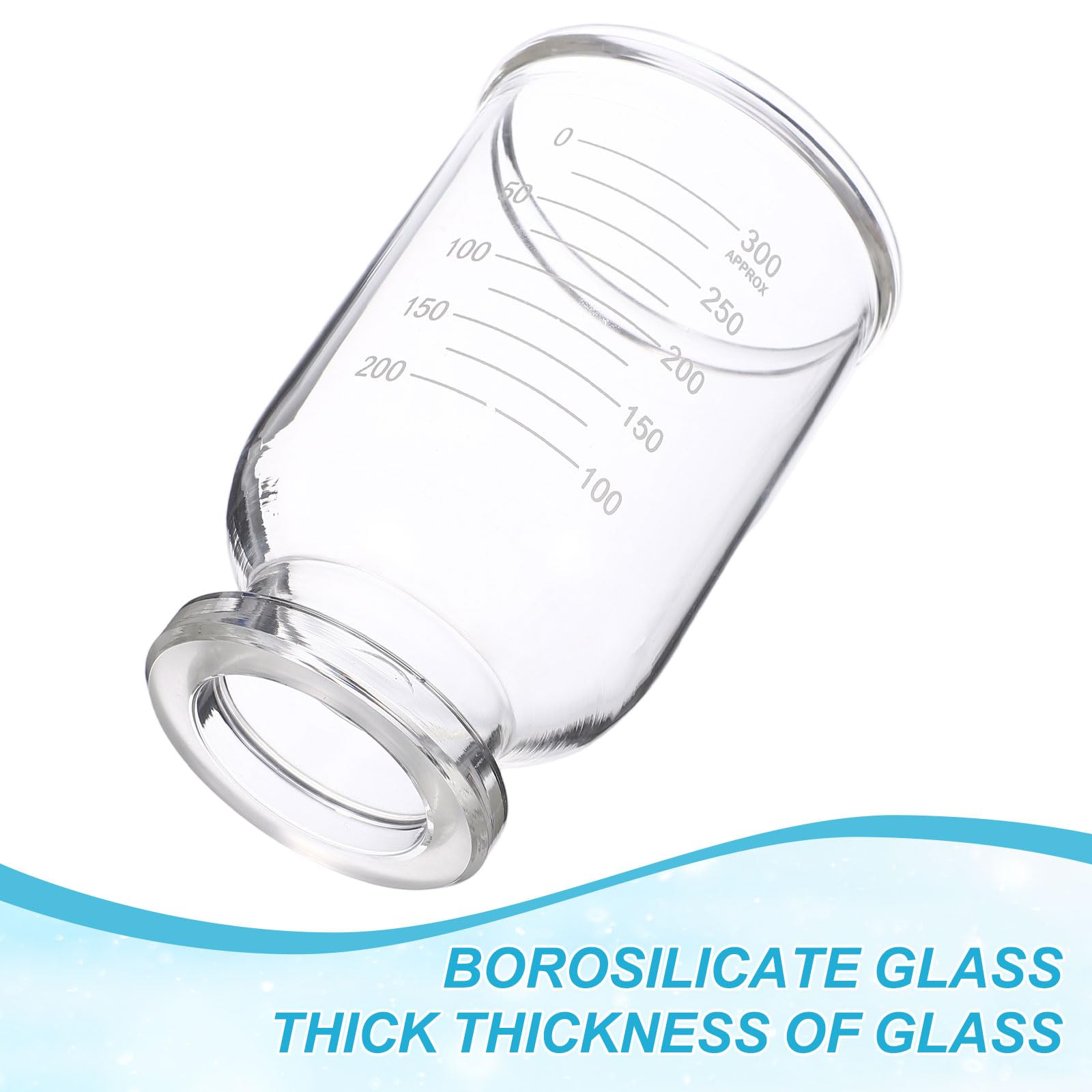 PATIKIL 1 Juego De Filtración Al Vacío, Frasco De Filtración Al Vacío De 2000ml Equipo De Laboratorio Para Filtración Y Destilación Kit Embudo Graduado De Vidrio Borosilicato