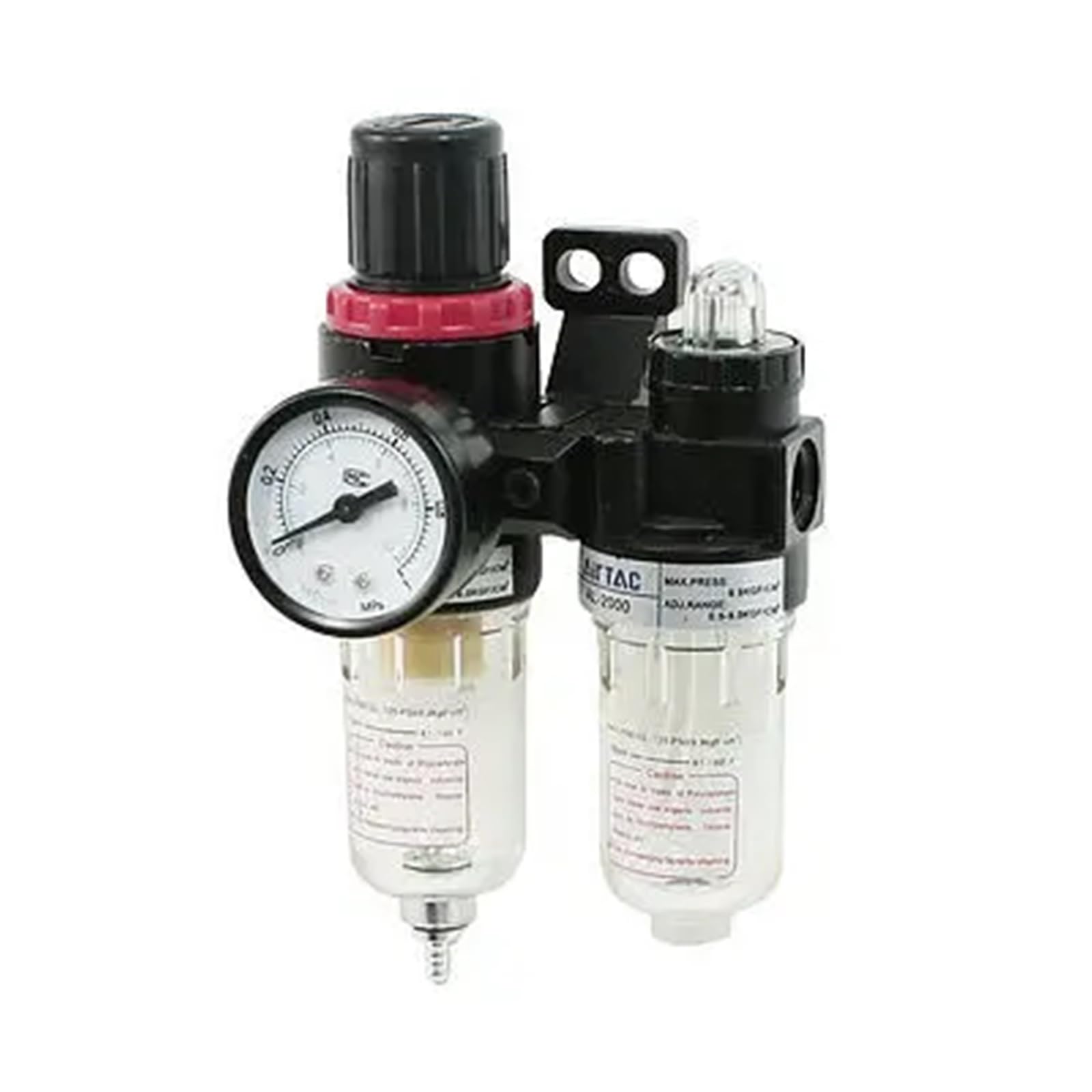 Filtro de aire Regulador Lubricador Manómetro Combinación 0-1 MPa