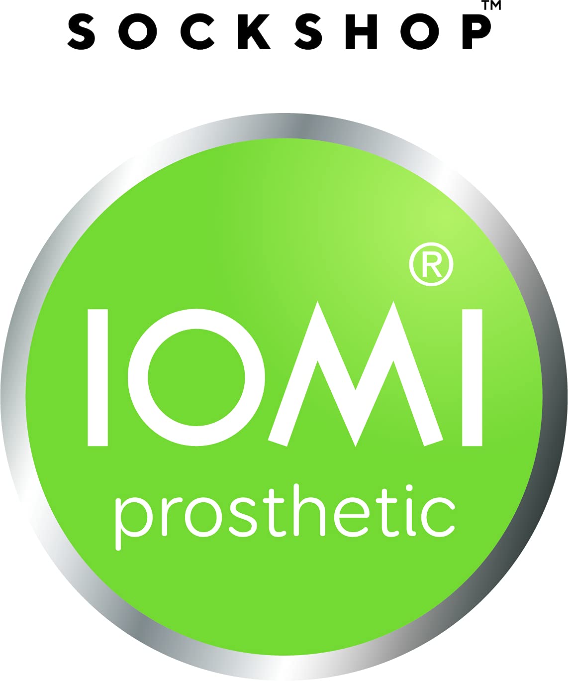 IOMI SOCKSHOP męskie i damskie bawełniane skarpety protetyczne, jednokolorowe, białe, do amputacji poniżej kolana, lekko elastyczne, łatwe rozciąganie, dla wygody, różne rozmiary, 6 szt
