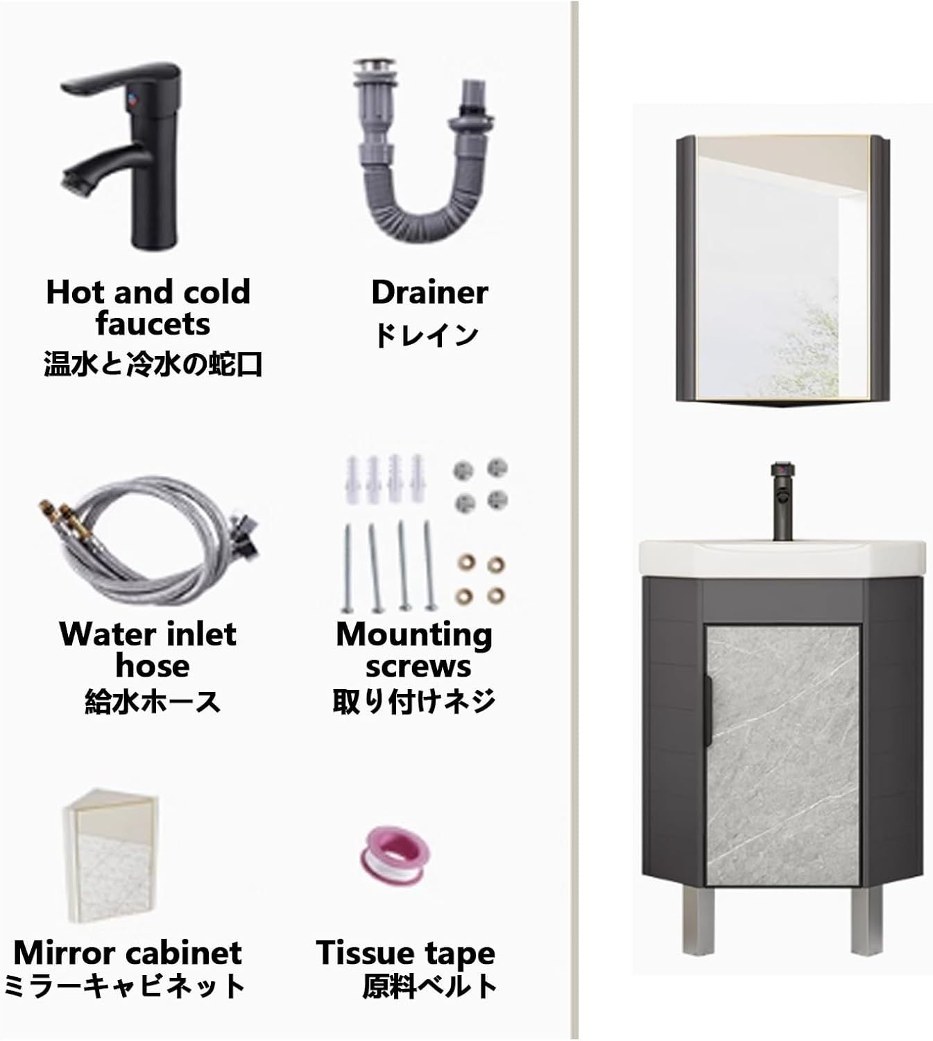 Corner Pedestal Sink,Lavabo D'angle En Céramique,Floor Standing Bathroom Vanity Sink Ceramic Wash Basin, Lave Main Gain De Place,évier De Lessive Avec Robinet