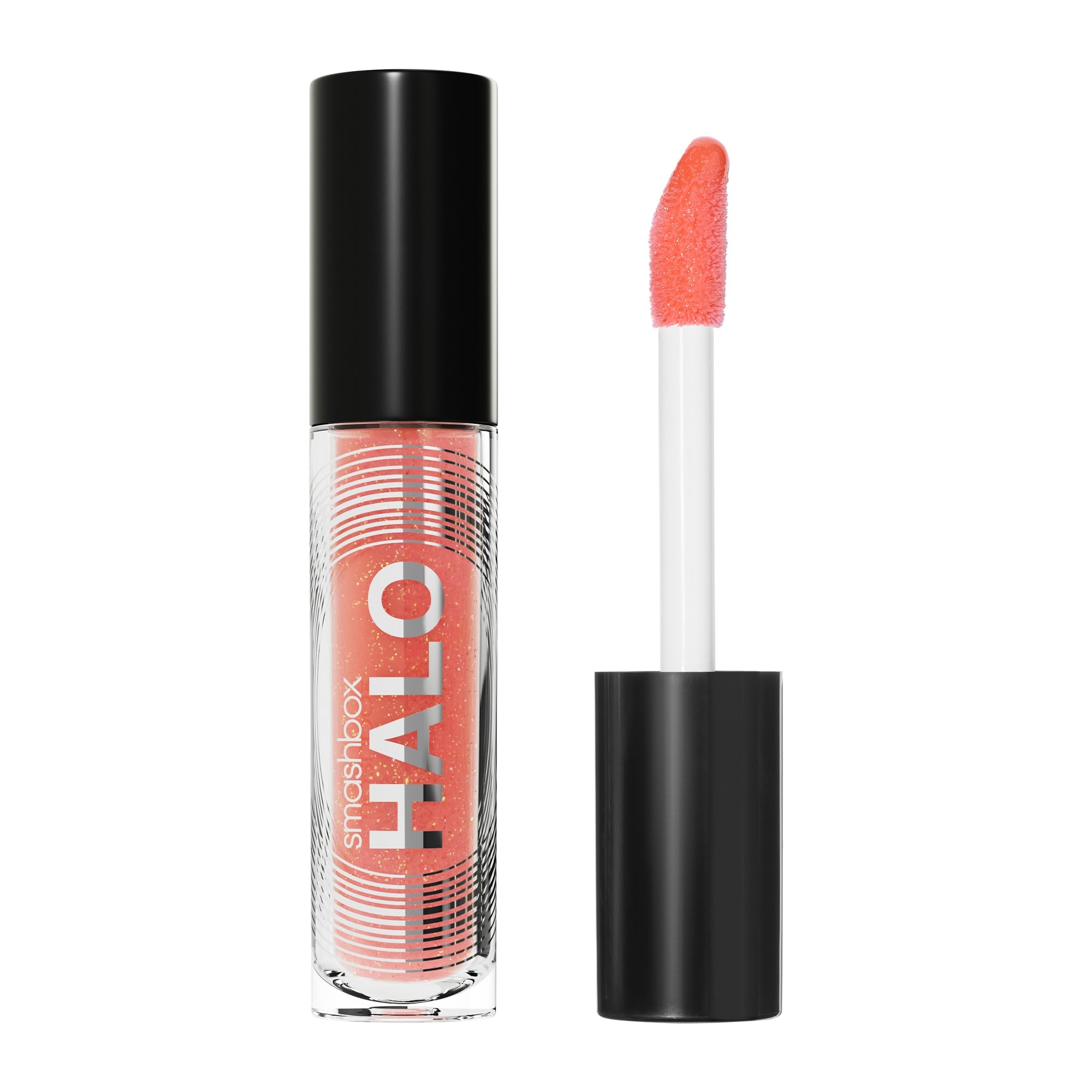 Smashbox Halo Plump Glow Lip Gloss Non-Sticky Hydrating Plumping Lip Gloss with 6-Hour Shine Hyaluronic Acid and Vitamins