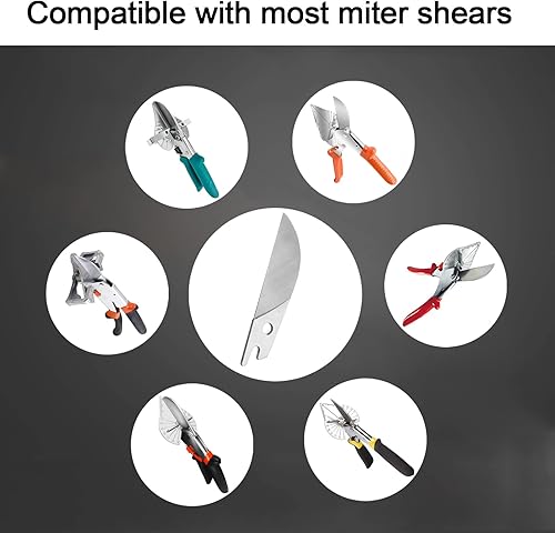 Miniatura 8 de Tijeras de inglete multiángulo para corte angular, herramienta de corte redondo, tijeras de corte de moldeo de zapatos, tijeras ajustables de 45 a