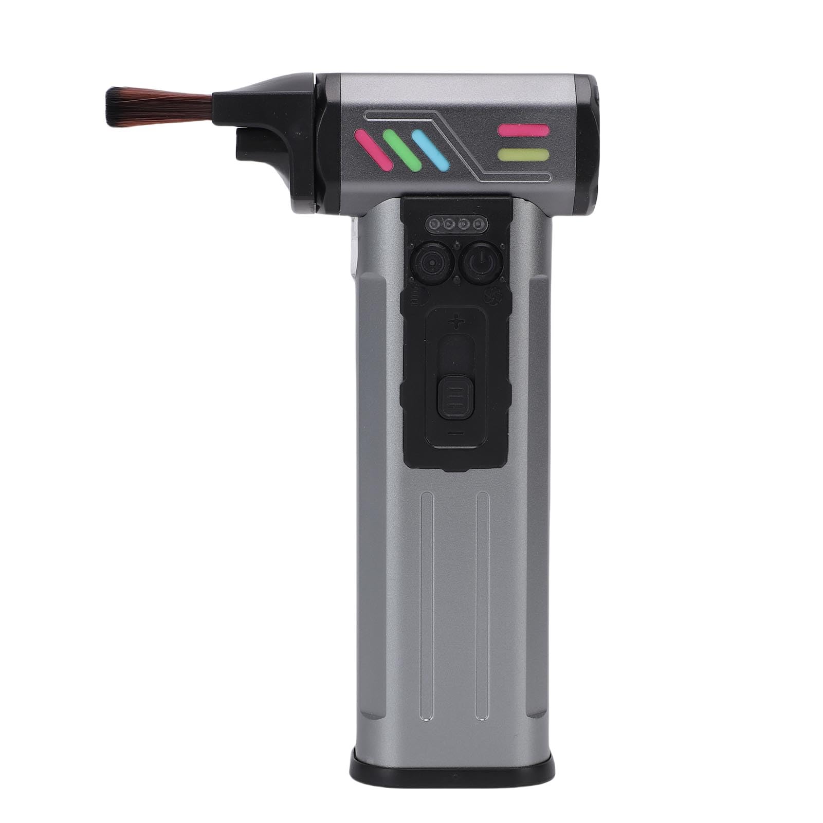 Luqeeg Spolverino Ad Aria Compressa, Spolverino Elettrico Senza Fili con Batteria Ricaricabile da 4000mAh, Mini Soffiatore per Polvere Compatto con Accessori per Ugelli per la Pulizia della Tastiera