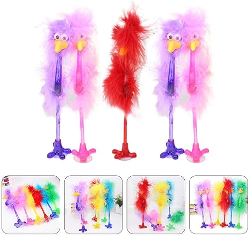 Miniatura 2 de MAGICLULU 5 bolígrafos de gel con forma de avestruz divertidos bolígrafos de gel de dibujos animados, bolígrafos de gel de dibujos animados,