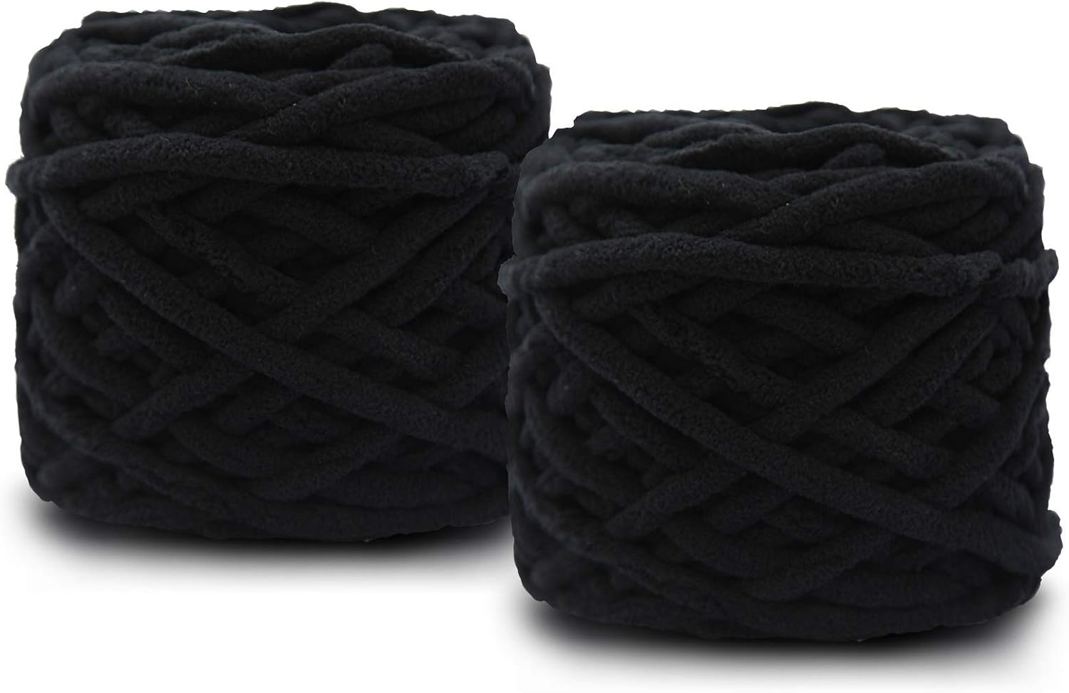 2X100g Chunky Yarn for Knitting Wool Ball Made of Cotton Wool and Acrylic Soft and Warm Weaving Scarf and Slippers DIY Plush Knitting