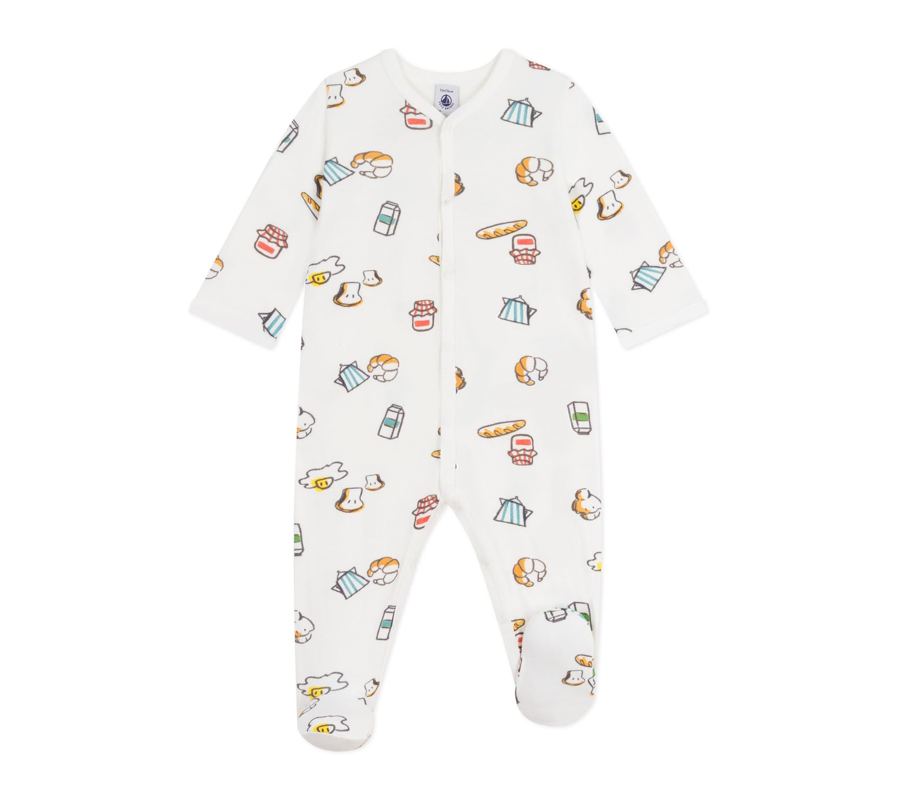 Petit Bateau Pyjama bébé en tubique imprimé