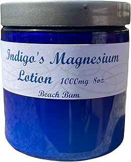 Indigo's Magnesium Lotion 1000mg (8oz, Beach Bum)