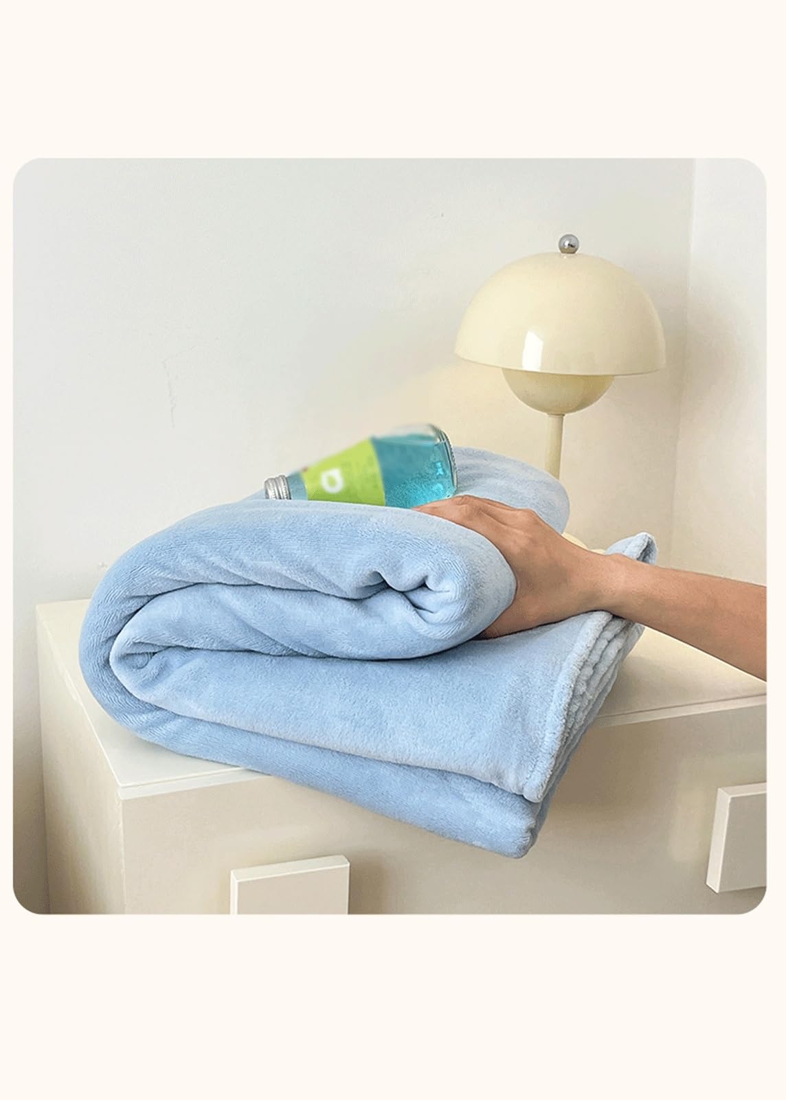 Bettlaken ohne Gummizug 120x230 160x230 200x230 240x250 Flauschige Plüsch Betttuch Winter Warm Flanell Fleece Haustuch Cashmere Touch Kuschelig Laken(Khaki,240x270cm)
