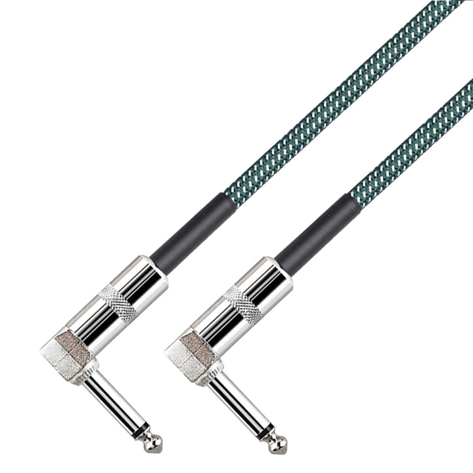 kabel audio do gitary 6.35 MM Przewód Połączeniowy Gitary Skrzynka Elektryczna Gitara Bęben Instrument Linia Audio Linia Redukcji Szumów 3 Metry (Size : 07)