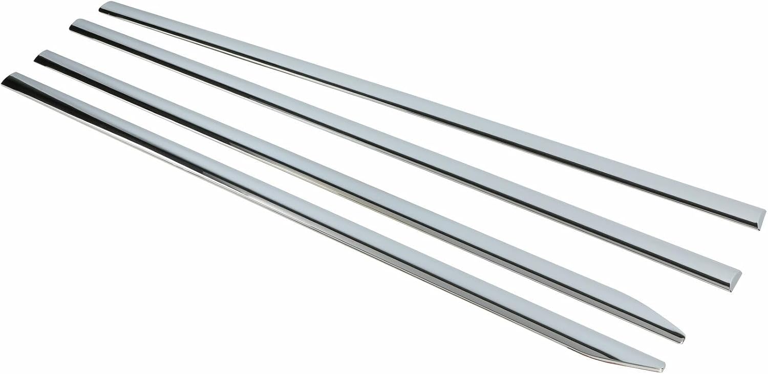 4PCS Chrome Body Side Molding Trims Set Fit for D0DGE RAM 1500 Crew Cab 2023-2025