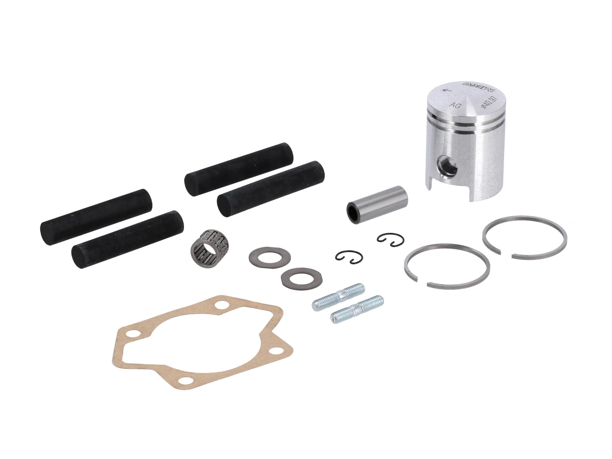 Set: Tuningzylinder komplett mit Ø41mm-Kolben und Zylinderkopf - S61-60ccm