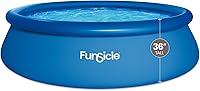 Vista 13 de Funsicle Quickset - Piscina inflable redonda de 15 x 36 pulgadas con bomba de filtro, fácil instalación con diseño de anillo superior