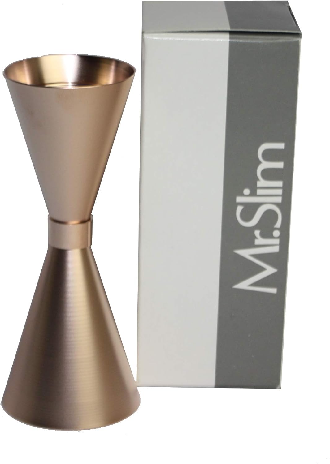 Mr Slim Jigger Cocktail Measuring Jug 60 90 ml Matt Rose Gold Made in