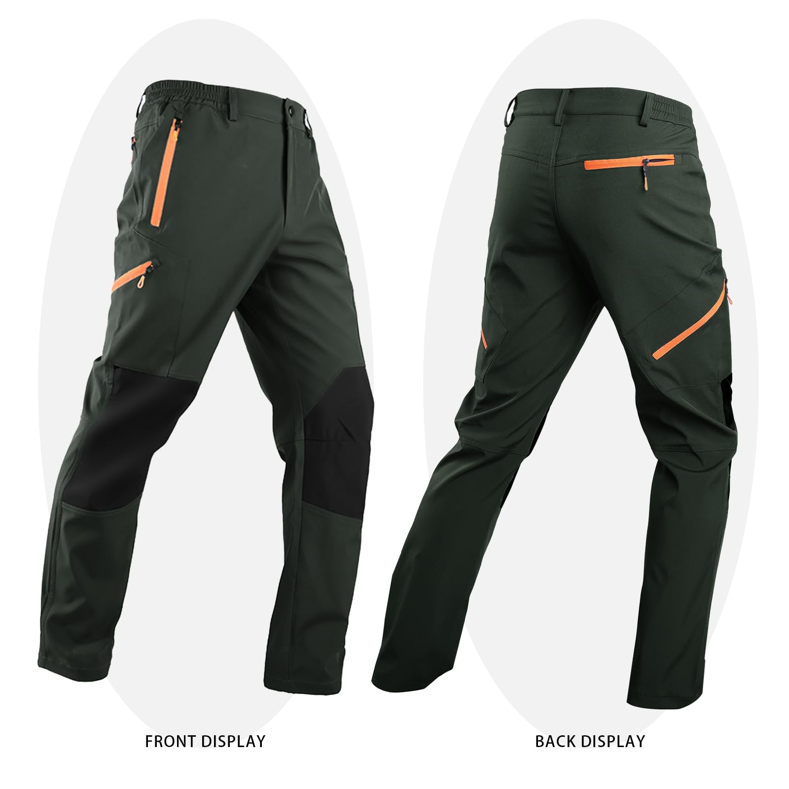 Uomini all'aperto a Piedi Escursionismo Pantaloni Traspiranti a Prova di Vento Pantaloni di Arrampicata