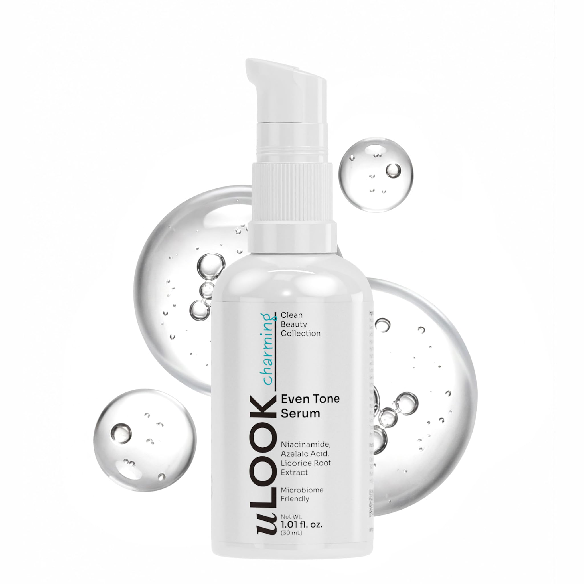 uLOOK_ Even Tone Serum, Niacinamide - Azelaic Acid Face Serum, 1.01 fl oz | Lightweight Face Serum with Niacinamide, Azelaic Acid and Alpha Arbutin for Daily Tone-Focused Skincare.