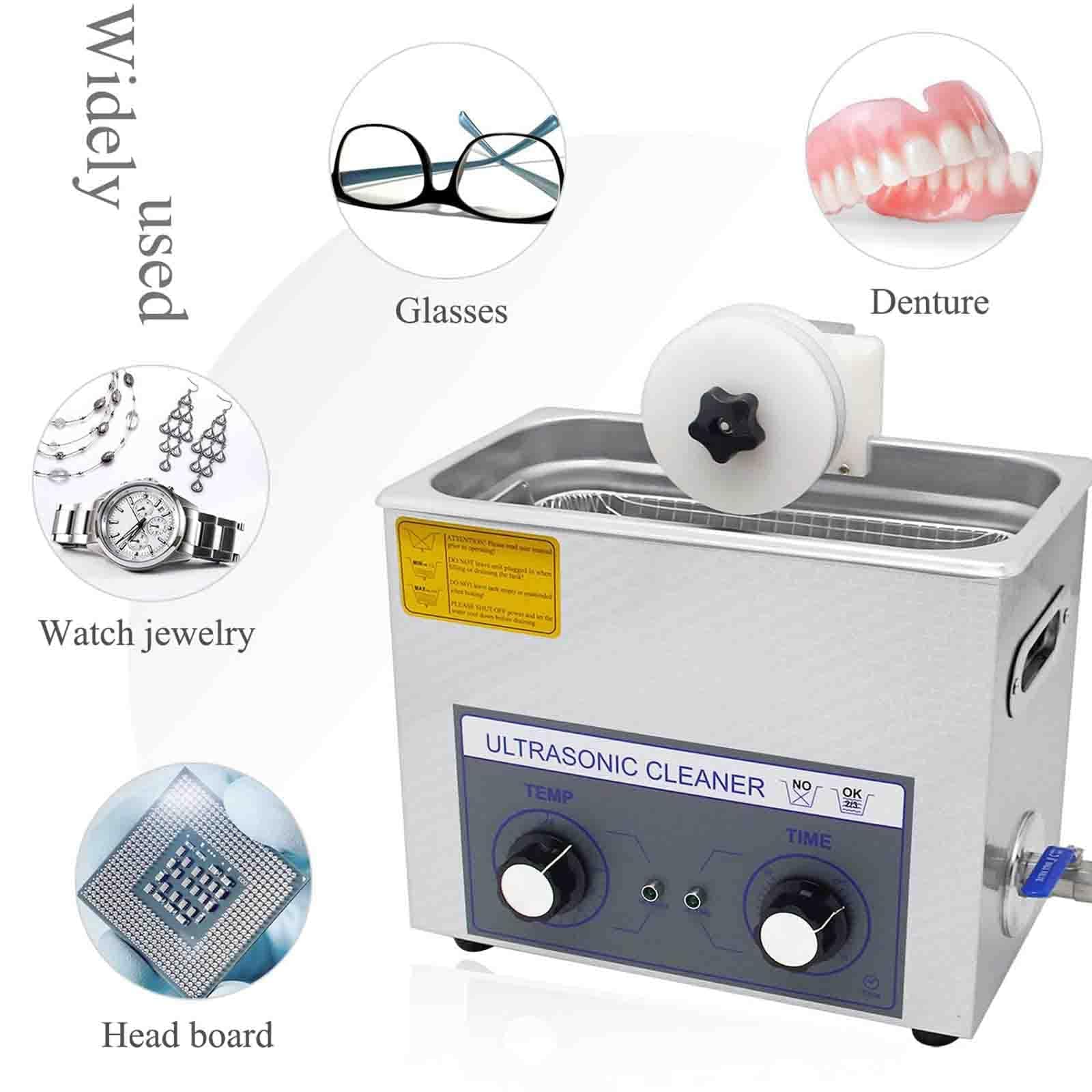 Pulitore a ultrasuoni per Dischi in Vinile da 6 Litri, Sistema di Pulizia per Dischi in Vinile riscaldato da 200 W, Pulizia Automatica per LP a Doppia Faccia, temporizzazione da 0 a 30 minut