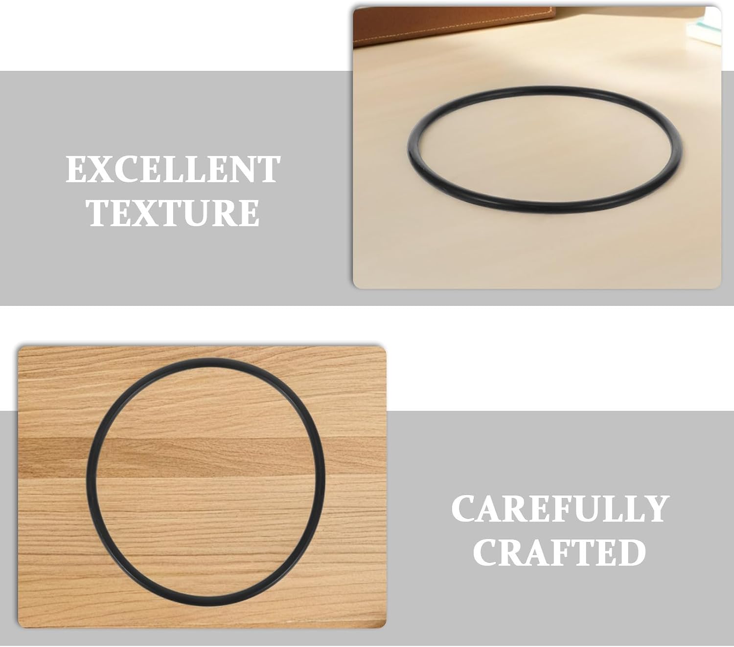 GARVALON 3pcs Jewelry Rotary Tumbler Seal Rings Rubber Gaskets Replacement for Polishing Machine Parts High Elasticity Lid Seals for Jewelry Buffer Maintenance