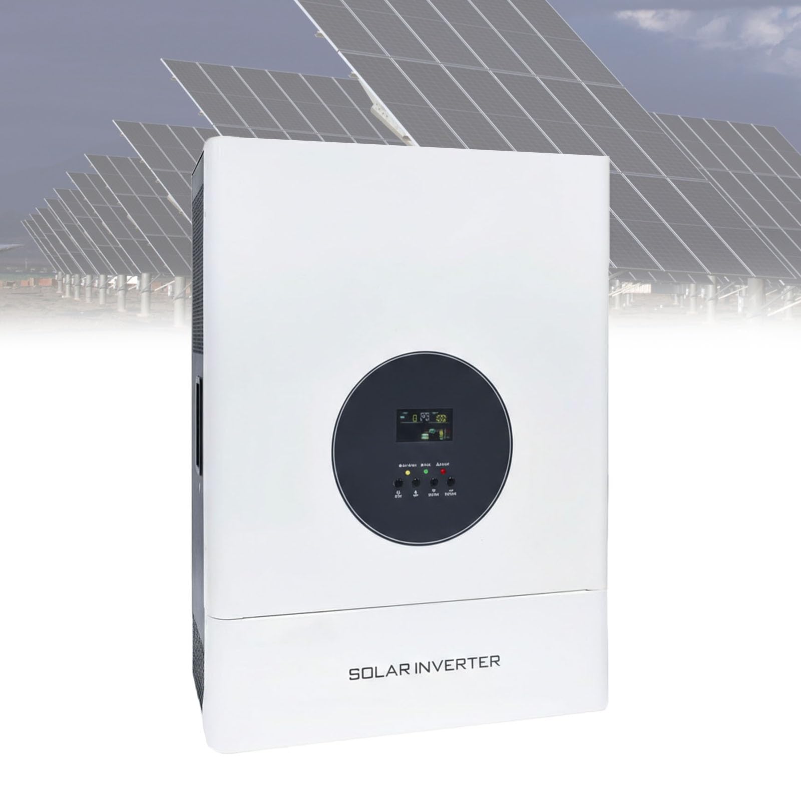 5000W Inverter Ibrido Solare 48V a 220V Monofase Onda Sinusoidale Pura MPPT 120A Max 6400W PV Alta Frequenza Caricabatterie AC 30A per Camper Casa Giardino Shelter(Split Phase)